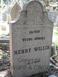 Hong Kong Cemetery - Willis, Henry