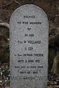 Hong Kong Cemetery - Wollard, W