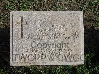 Shrapnel Valley Cemetery - Arbuckle, Beresford