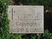 Shrapnel Valley Cemetery - Baggarley, William Charles