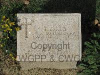 Shrapnel Valley Cemetery - Johnson, Ernest Napoleon