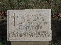 Shrapnel Valley Cemetery - Kirkwood, Athol MacGregor