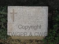 Shrapnel Valley Cemetery - Webster, Tasman Laurence