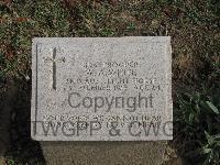 Shrapnel Valley Cemetery - White, Wilfred Allan