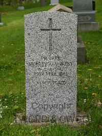 Quebec City (Mount Hermon) Cemetery - West, Murray A A