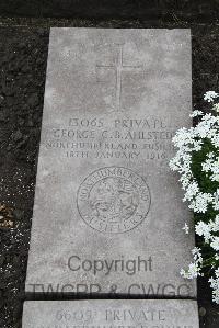 Boulogne Eastern Cemetery - Ahlstedt, George Christopher Bailey