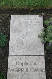 Boulogne Eastern Cemetery - Alden, George Charles