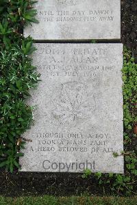 Boulogne Eastern Cemetery - Allan, Alexander