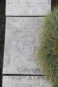 Boulogne Eastern Cemetery - Allan, J