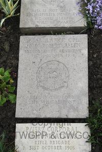 Boulogne Eastern Cemetery - Allen, John Robert