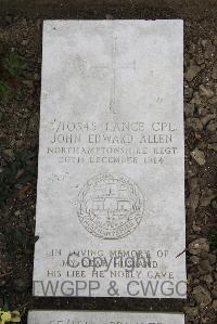 Boulogne Eastern Cemetery - Allen, John Edward