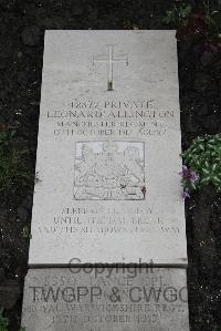 Boulogne Eastern Cemetery - Allington, Leonard