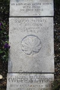 Boulogne Eastern Cemetery - Allisson, C