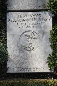 Boulogne Eastern Cemetery - Amos, Hubert William