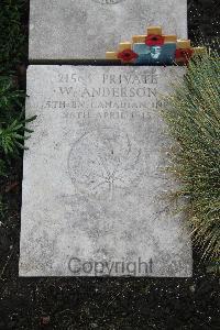 Boulogne Eastern Cemetery - Anderson, William Kelso