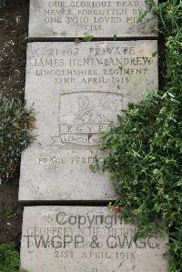 Boulogne Eastern Cemetery - Andrew, James Henry