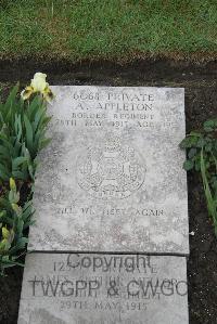 Boulogne Eastern Cemetery - Appleton, Arthur