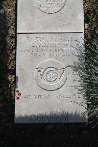 Boulogne Eastern Cemetery - Armitage, L