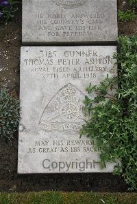 Boulogne Eastern Cemetery - Ashton, Thomas Peter