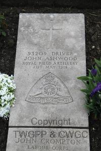 Boulogne Eastern Cemetery - Ashwood, John