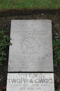 Boulogne Eastern Cemetery - Bailey, James Harry