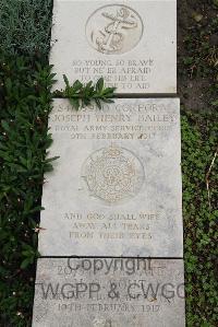 Boulogne Eastern Cemetery - Bailey, Joseph Henry