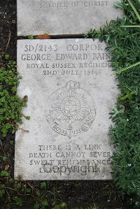 Boulogne Eastern Cemetery - Baines, George Edmund