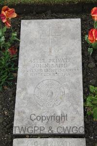 Boulogne Eastern Cemetery - Baird, John