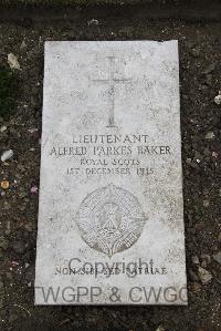 Boulogne Eastern Cemetery - Baker, Alfred Parkes