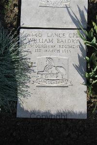 Boulogne Eastern Cemetery - Baldry, William