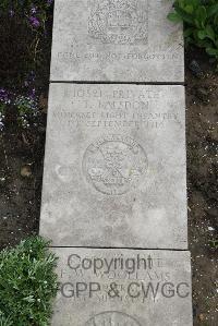 Boulogne Eastern Cemetery - Balsdon, T