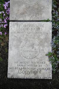 Boulogne Eastern Cemetery - Banks, Cecil