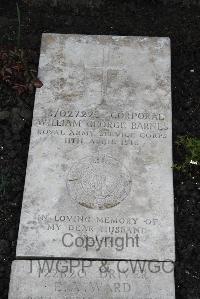 Boulogne Eastern Cemetery - Barnes, William George