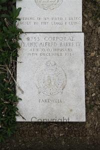 Boulogne Eastern Cemetery - Barrett, Frank Alfred