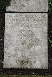 Boulogne Eastern Cemetery - Barrow, George Walter