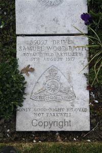 Boulogne Eastern Cemetery - Bath, Samuel Wood