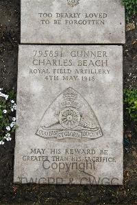 Boulogne Eastern Cemetery - Beach, Charles