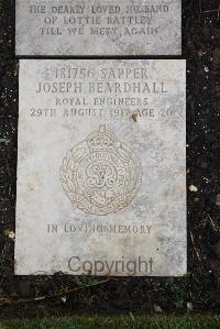 Boulogne Eastern Cemetery - Beardhall, Joseph