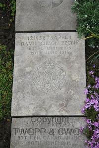 Boulogne Eastern Cemetery - Begbie, David Gibson