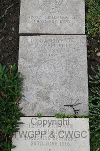 Boulogne Eastern Cemetery - Bell, Joseph