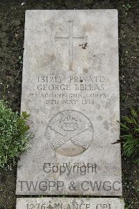 Boulogne Eastern Cemetery - Bellas, George