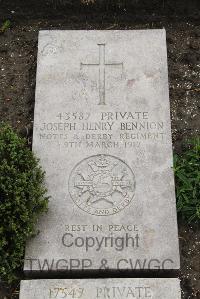 Boulogne Eastern Cemetery - Bennion, Joseph Henry