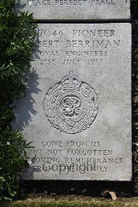 Boulogne Eastern Cemetery - Berriman, Albert