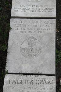 Boulogne Eastern Cemetery - Berriman, Robert