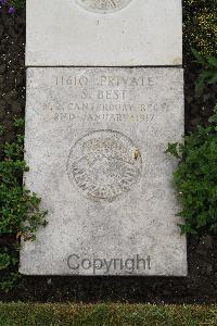 Boulogne Eastern Cemetery - Best, Sidney