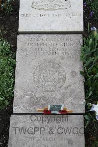 Boulogne Eastern Cemetery - Bigrigg, Joseph