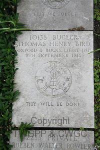 Boulogne Eastern Cemetery - Bird, Thomas Henry