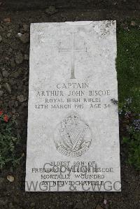 Boulogne Eastern Cemetery - Biscoe, Arthur John