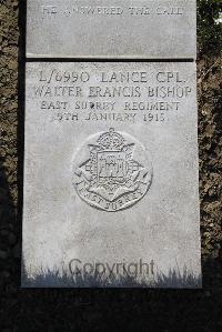 Boulogne Eastern Cemetery - Bishop, Walter Francis