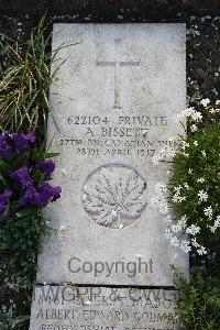 Boulogne Eastern Cemetery - Bissett, A